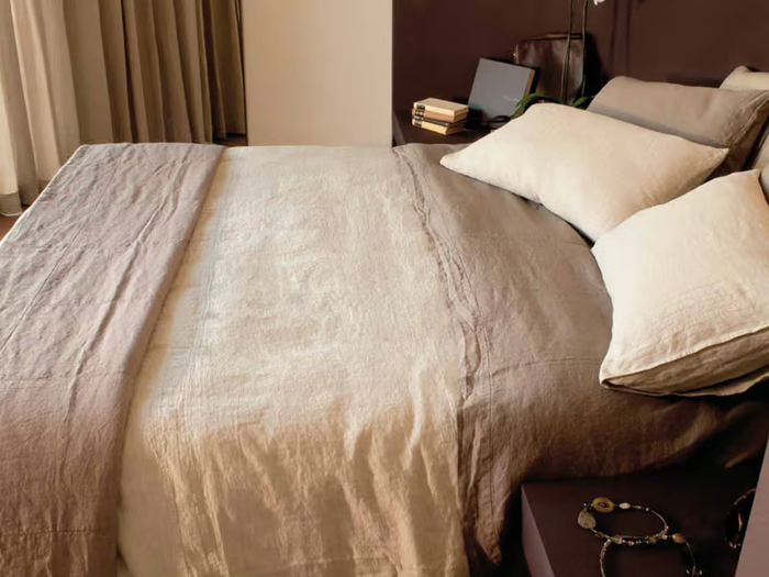 RIPRESE&RIBATTUTE - Solid-color linen bedding set _ LA FABBRICA DEL LINO